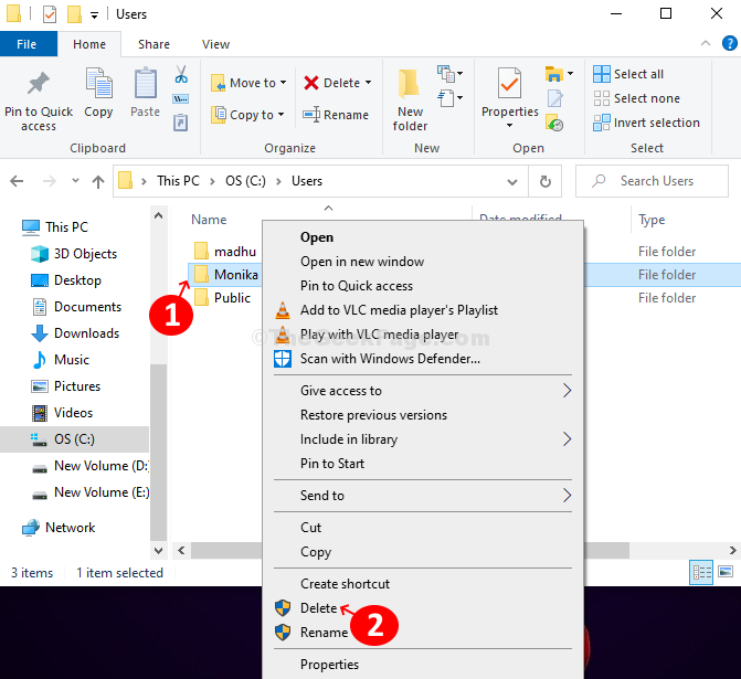 Kā noņemt lietotāja profilu sistēmā Windows 10, neizdzēšot kontu