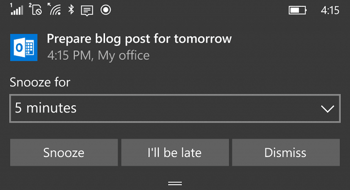 „Outlook“ pašto „Windows 10“ atnaujinimas