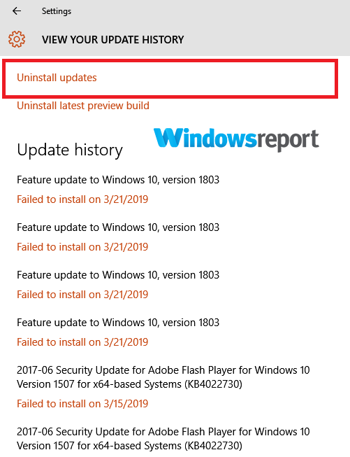 Updates deinstallieren Laptop kann keinen Browser öffnen