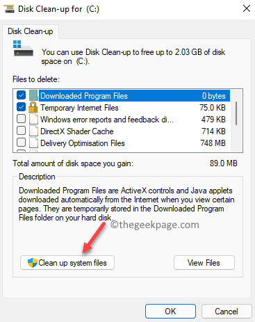 Disk Clean Up Untuk Drive C Membersihkan File Sistem Min
