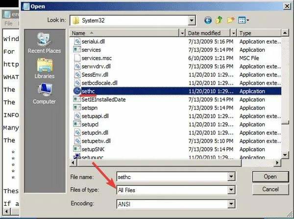 Windows 7 parooli lähtestamiseks nimetage sethc ümber millekski.