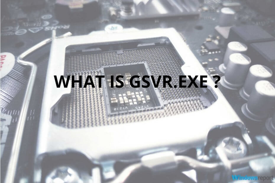 Was ist GSvr.exe und wie behebt man eine hohe CPU-Auslastung?