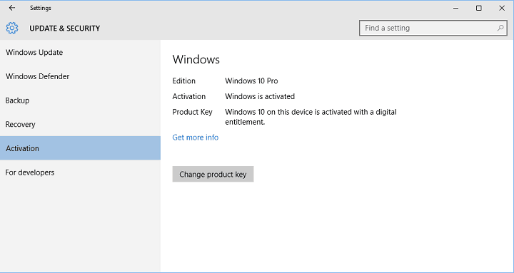 Atnaujinkite į „Windows 10 Pro“ naudodami šį raktą, tačiau jis nebus suaktyvintas