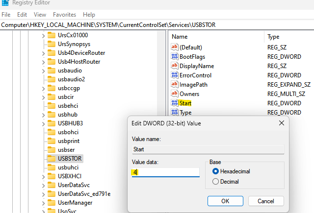 Windows11でUSBポートを無効にする方法