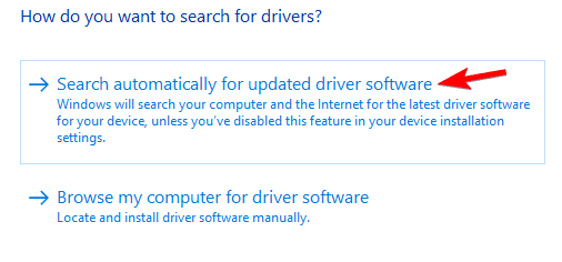 samodejno poiščite posodobljeno programsko opremo gonilnika Windows Media Player ne prepozna praznega CD-ja