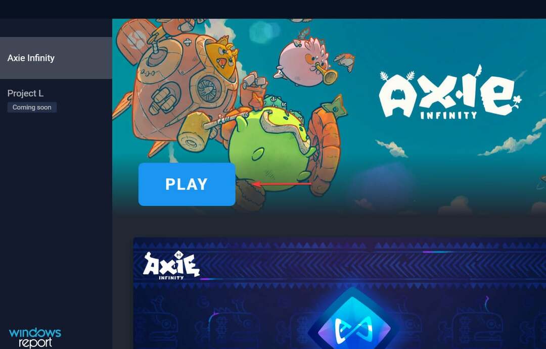 Spill for å sjekke om axie infinity ikke fungerer feilen er rettet