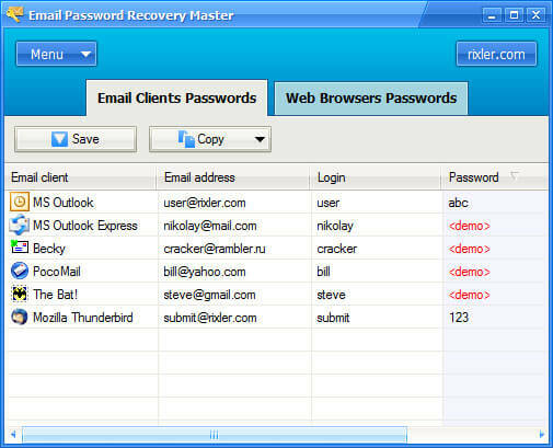 失われた電子メールアカウントのパスワードを回復するためのトップ4ソフトウェア