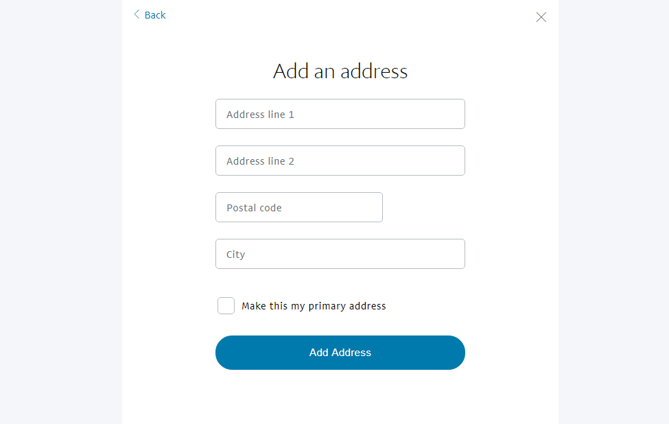 PayPal не приема карта