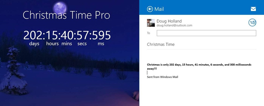 Geriausios „Windows 10“ Kalėdų skaičiavimo programos