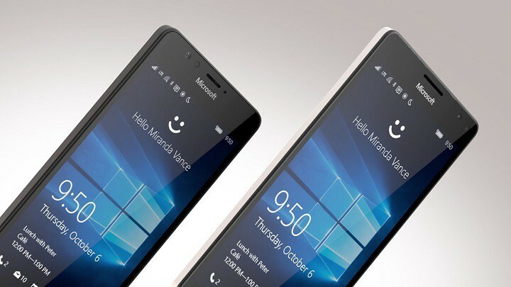 Microsoft выпускает первое обновление прошивки Lumia 950 / 950XL