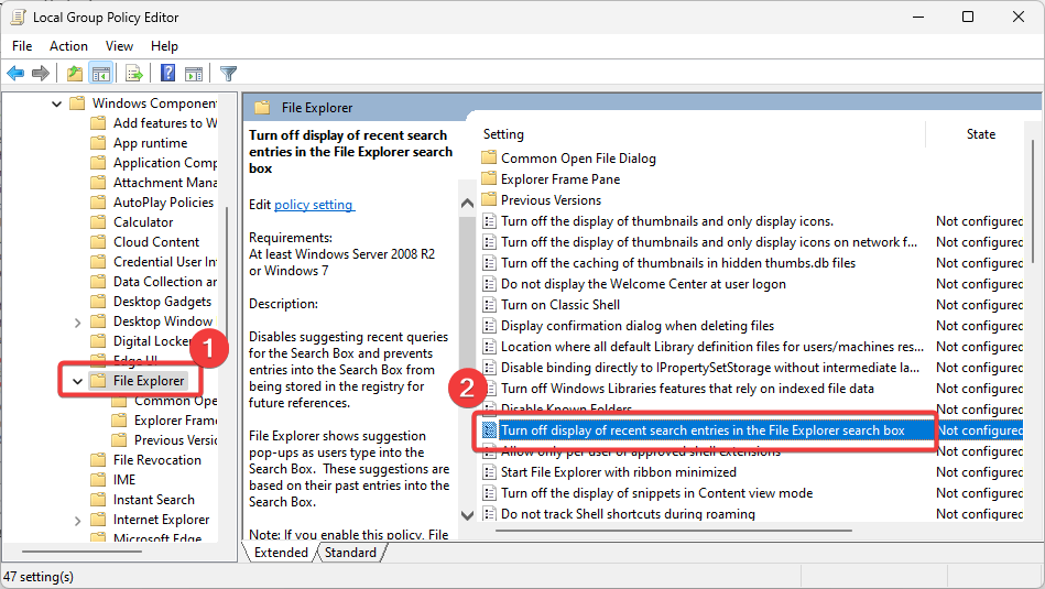 Windows 11'den Bing'i kaldır