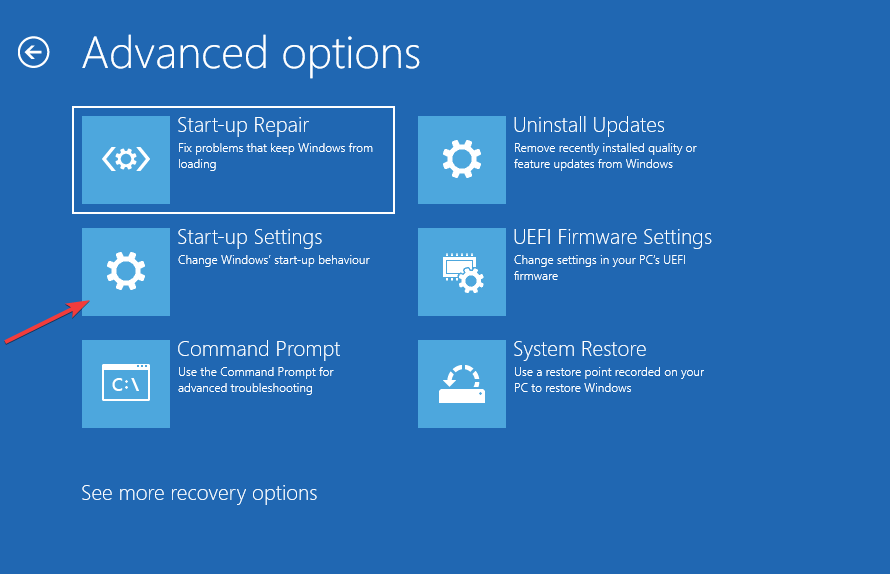 Pilote Paramètres de démarrage déchargé sans annuler les opérations en attente Windows 11