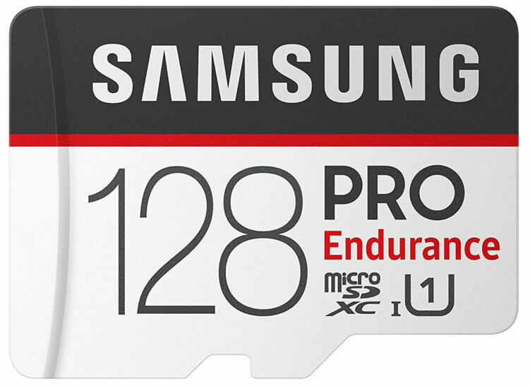 dslr Samsung PRO Endurance 128GB atmiņas kartes