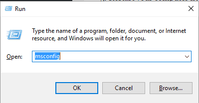 msconfig для Windows 10