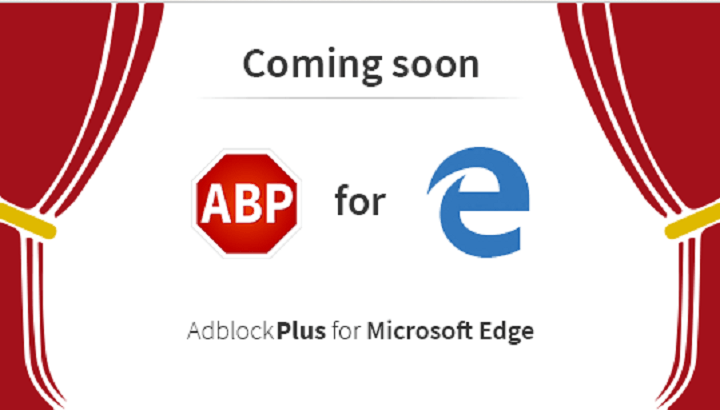 Microsoft Edge, aby uzyskać AdBlock Plus z aktualizacją Windows 10 Redstone