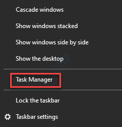 Taskleiste Rechtsklick Task-Manager