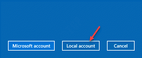Agregar una cuenta local de usuario