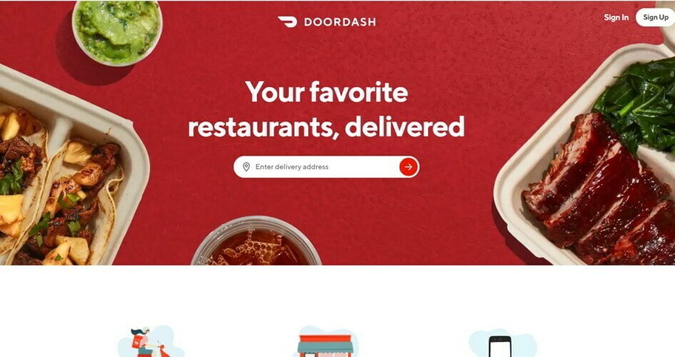 doordash sociālajos tīklos