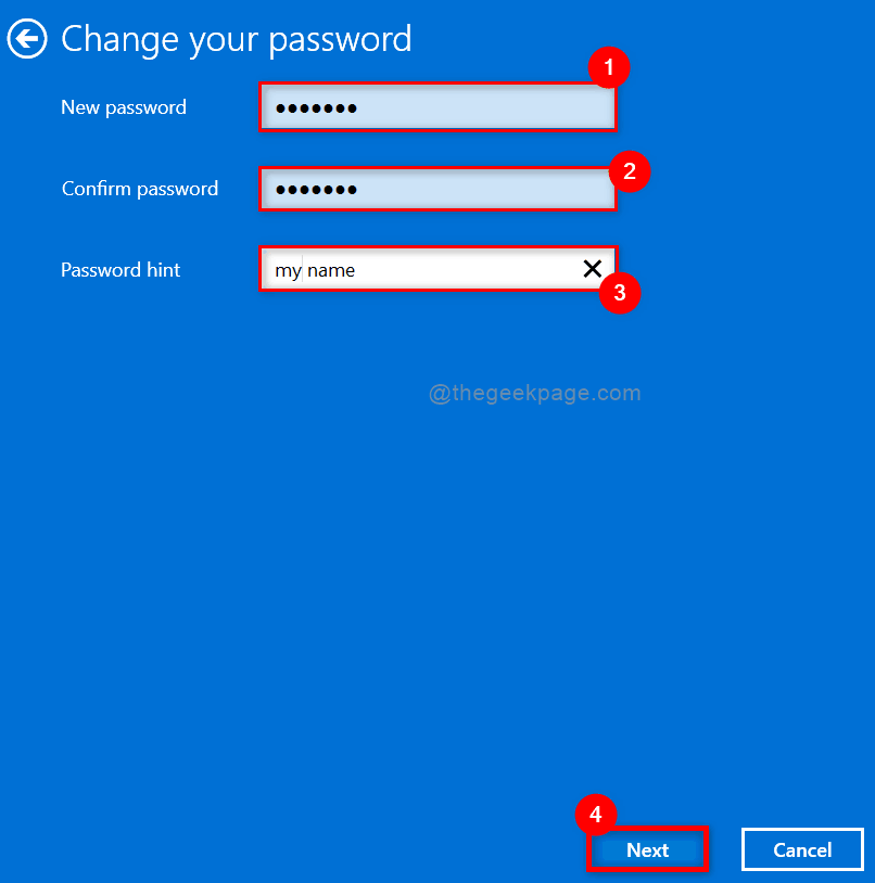 Введите новый пароль 11zon