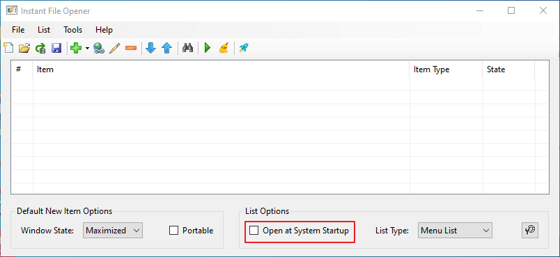 Opción Abrir al inicio del sistema Cómo abrir varios archivos a la vez en Windows 10