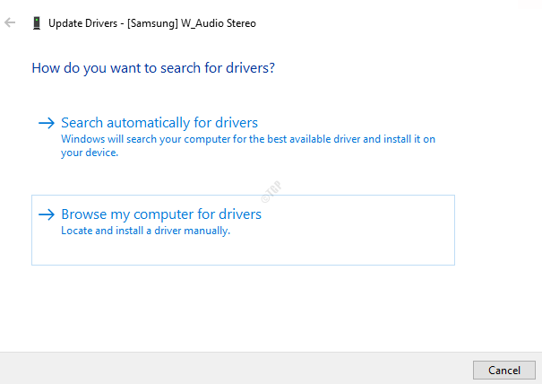 Driver Audio Generik terdeteksi di Windows 10 Fix