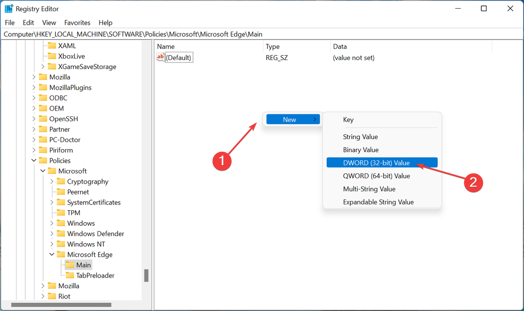TabPrelaunch, aby zatrzymać otwieranie przeglądarki Microsoft Edge podczas uruchamiania systemu Windows 11