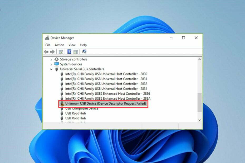 usb-неразпознат xbox контролер не е разпознат Windows 11