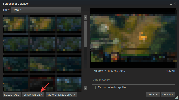 toon op schijf steam screenshot map