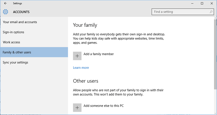 A atualização de segurança para a família do Windows 10 permite que os pais estendam o tempo online dos filhos