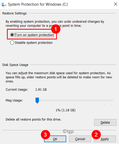 Systemschutz C Laufwerk aktivieren Min.