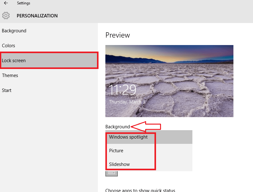 Kaip išjungti programų reklamą sistemoje „Windows 10 Lockscreen“