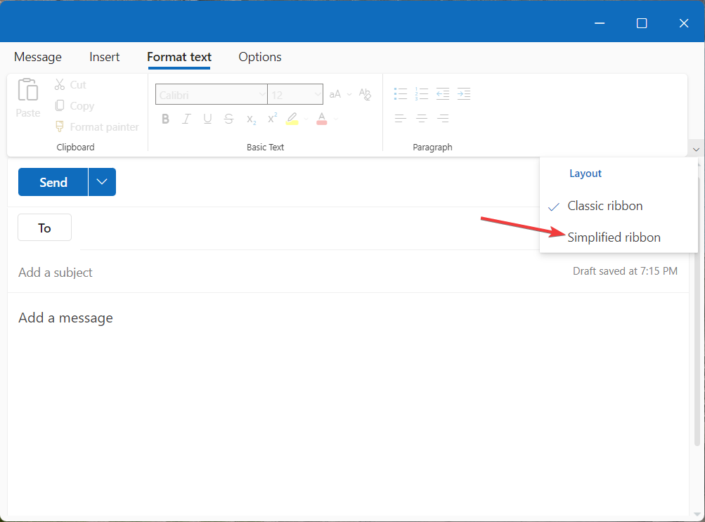 Barre d'outils manquante dans Outlook: comment la récupérer