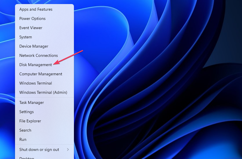 Opțiunea de gestionare a discurilor schimbă litera unității Windows 11