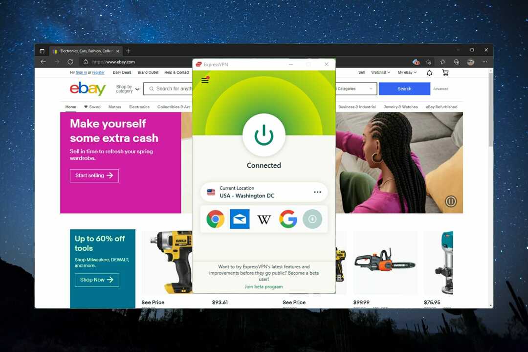 VPN eBay-სთვის