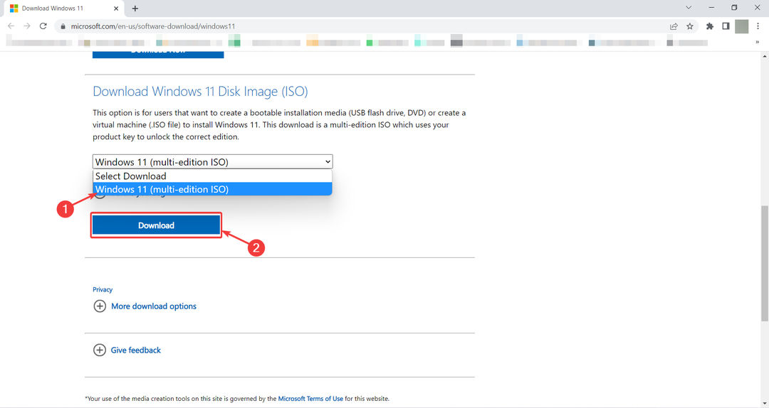 Pobieranie systemu Windows 11 ISO