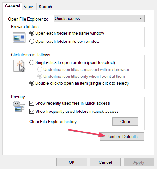 Das Datei-Explorer-Vorschaufenster der Schaltfläche „Standard wiederherstellen“ funktioniert nicht unter Windows 11