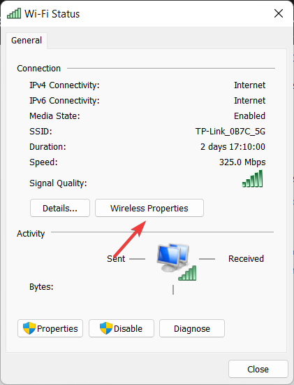 wireless-prop wlan passwort ändern windows 11