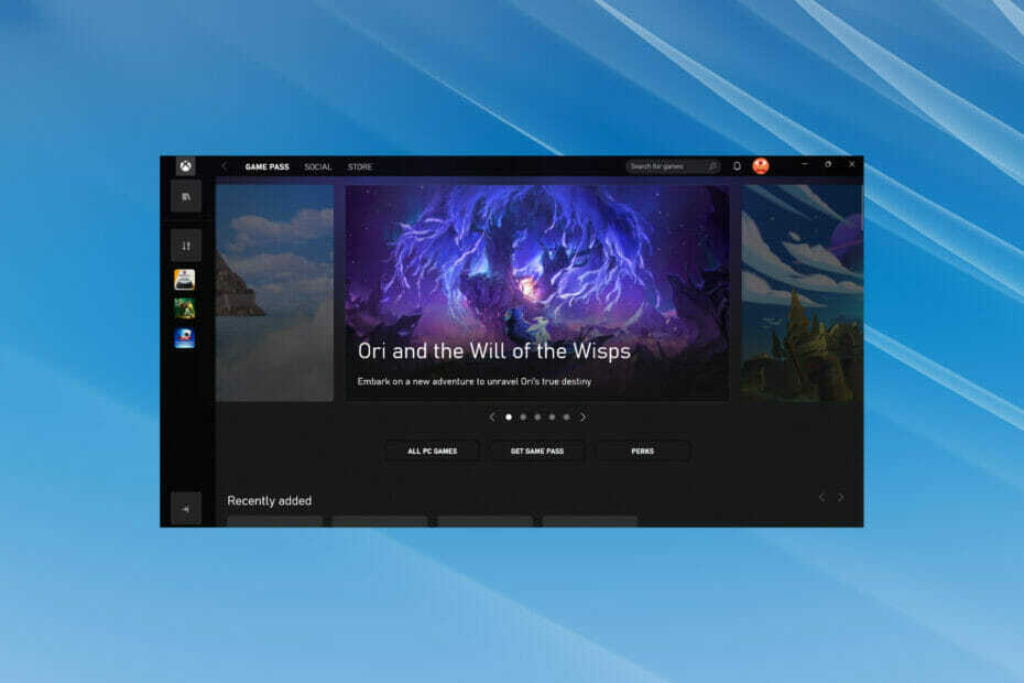 Xbox-sovellus ei voi valita asemaa Windows 11:ssä