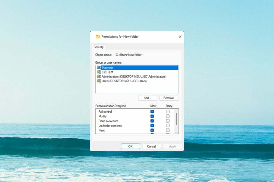 Як скинути дозволи до стандартних у Windows 11