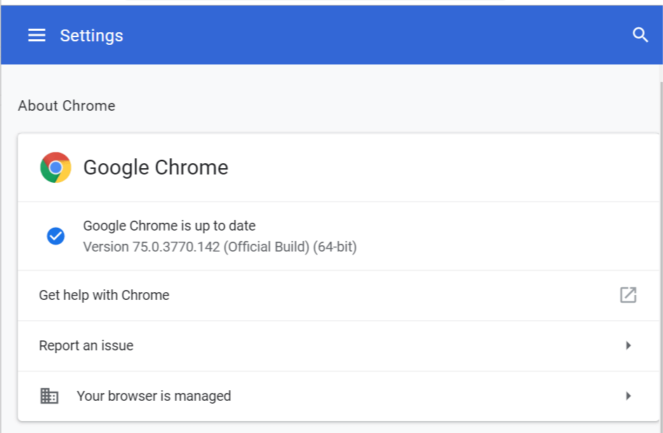 stránka s aktualizací google chrome projector nepřehraje netflix