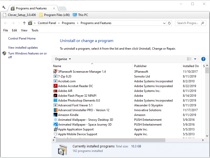 שרת החלונות של Windows להסרת ההתקנה אינו מופיע ברשת