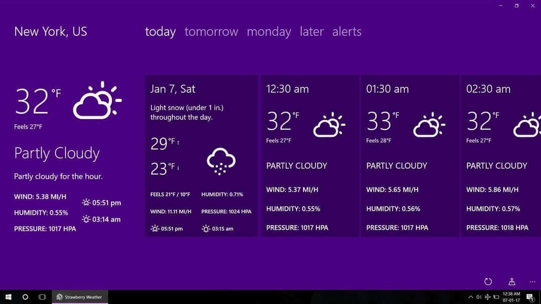 Najlepšie aplikácie pre počasie, ktoré sa dajú použiť v systéme Windows 10 [FRESH LIST]