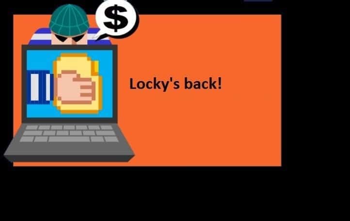 Nauja „Locky“ išpirkos programos versija „Lukitus“ yra laisva nuo šlamšto el. Laiškų