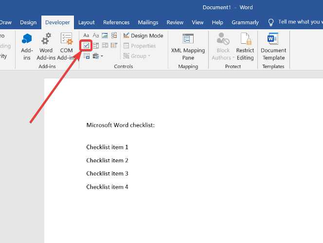 Checkbox-Content-Control-Checklist-Microsoft-слово