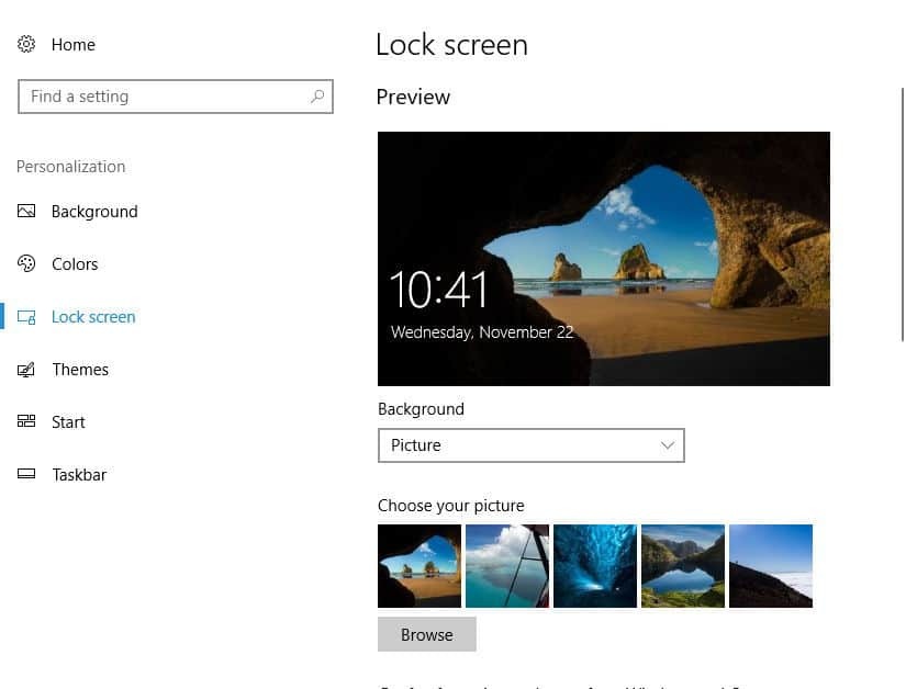 Windows 10、8、または7のログオン画面を変更する方法