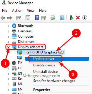 Device Manager Display Adapter Update Treiber Min