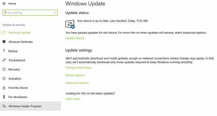 Windows 10 builds 16212 และ 15063 พยายามติดตั้งบนพีซีที่ไม่ใช่ Insider