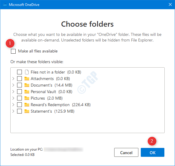 Hur slutar jag synkronisera dina data till Microsoft OneDrive-konto i Windows 10?