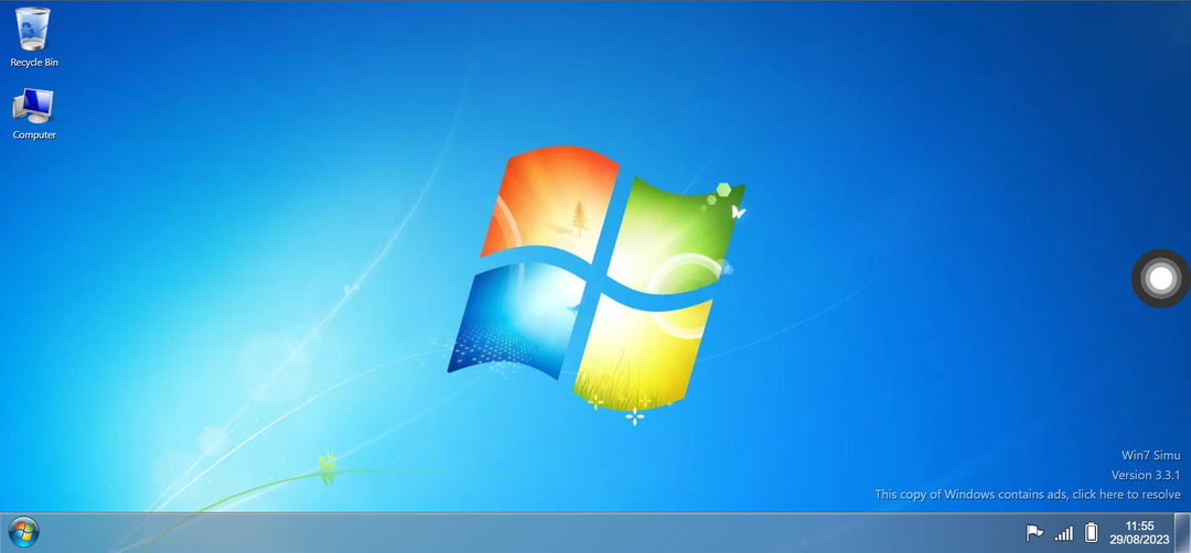 Windows 7 Simulator: het besturingssysteem online uitvoeren en testen