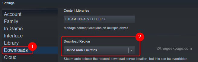 Steam Download Cambia regione di download Min
